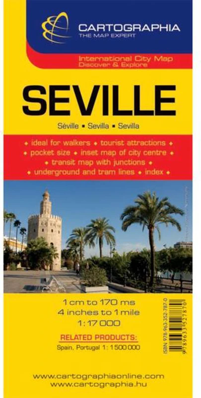 Hartă rutieră Sevilla