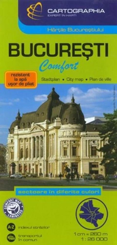 Hartă rutieră București Comfort