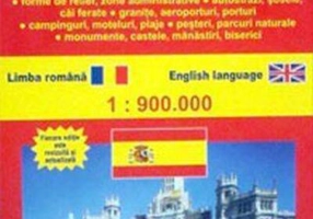 Spania. Hartă turistică şi rutieră