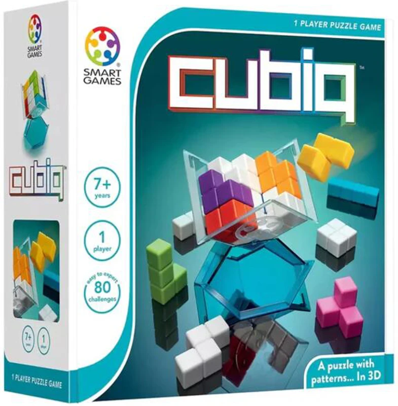 Joc de logică Cubiq cu 80 de provocări