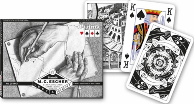 Pachet dublu de cărți Escher Left And Right