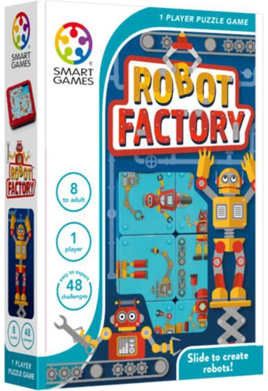 Joc de logică Robot Factory cu 48 de provocări