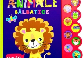 Carte sonoră cu 10 sunete. Animale sălbatice