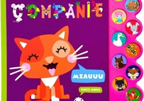 Carte sonoră cu 10 sunete. Animale de companie