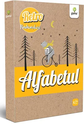 Alfabetul. Retro Flashcarduri