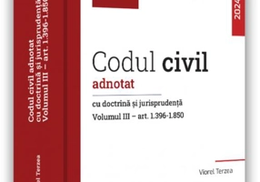 Codul civil adnotat cu doctrină și jurisprudență (Vol. 3  – art 1.396-1.850)