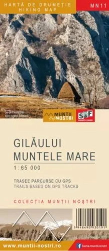 Gilăului. Muntele Mare - Hartă de drumeție