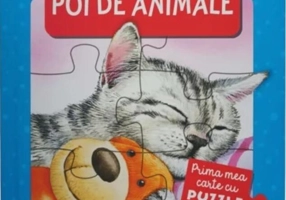 Prima mea carte cu puzzle. Pui de animale