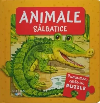 Prima mea carte cu puzzle. Animale sălbatice