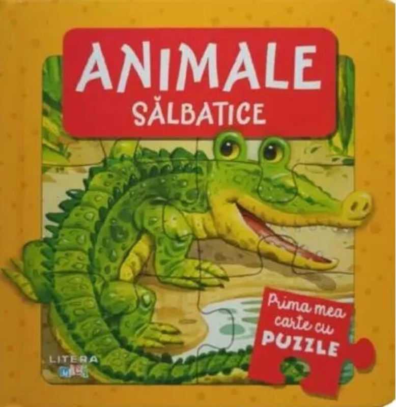 Prima mea carte cu puzzle. Animale sălbatice