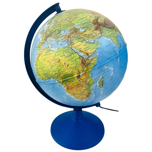 Glob pământesc fizic și politic iluminat 30 cm, personalizabil