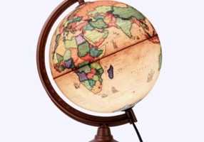 Glob pământesc iluminat Antique 26 cm