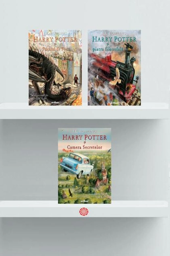 Pachet Harry Potter | Ediție ilustrată (Incomplet)