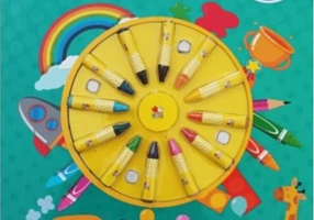 Creioanele jucăușe - carte de colorat