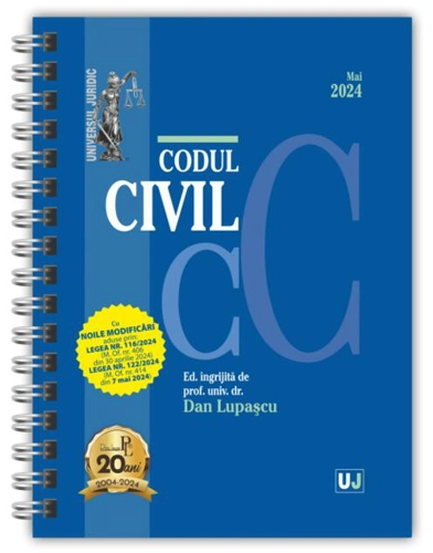 Codul civil Mai 2024 (ediție spiralată)