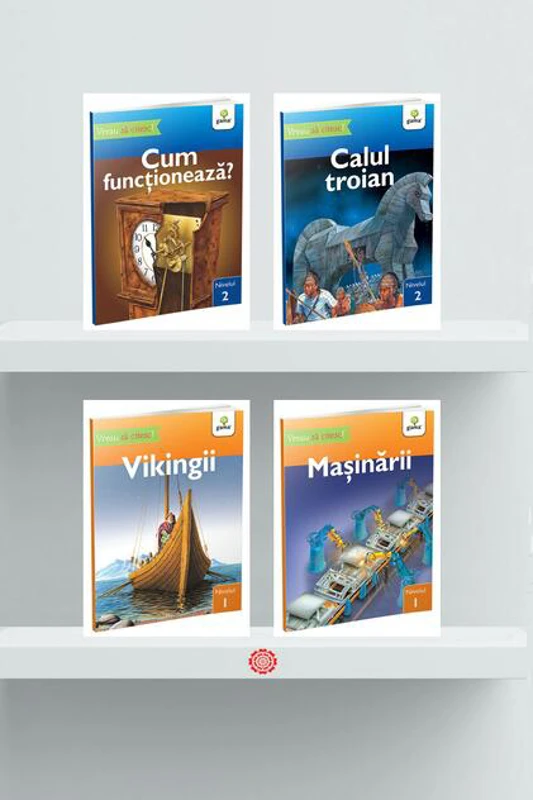 Pachet Vreau să citesc, Nivelurile 1-2