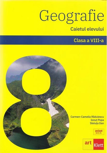 Geografie. Caietul elevului clasa a VIII-a