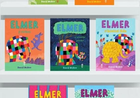 Pachet Seria Elmer și prietenii