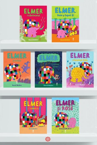 Pachet Seria Elmer și prietenii