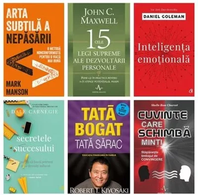 Pachet Bestseller Dezvoltare Personala. Set 6 Volume
