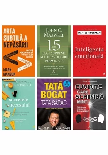 Pachet Bestseller Dezvoltare Personala. Set 6 Volume