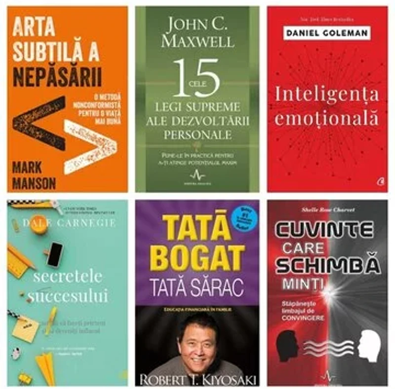 Pachet Bestseller Dezvoltare Personala. Set 6 Volume