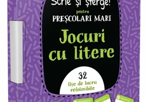 Jocuri cu litere • pentru preșcolari mari