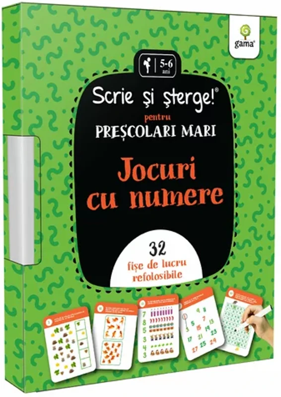 Jocuri cu numere • pentru preșcolari mari