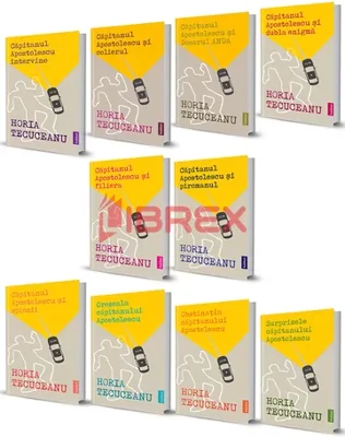 Pachet Horia Tecuceanu. Set 10 carti Capitanul Apostolescu