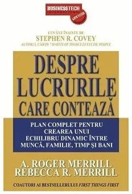 Despre lucrurile care conteaza – plan complet