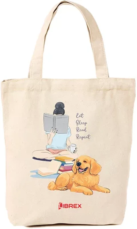 Sacosa eco bumbac - Eat. Sleep. Read. Repeat