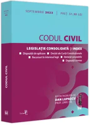 Codul civil: septembrie 2023