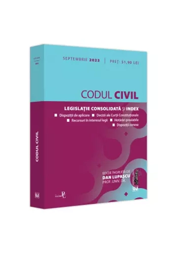 Codul civil: septembrie 2023