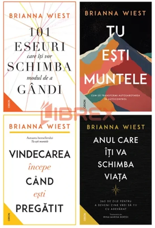 Pachet Autor de TOP - Brianna Wiest. Set 4 carti