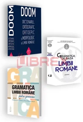 Pachet Cartile de baza ale limbii romane. Set 3 carti
