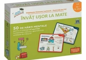 Invat usor la mate - 50 de harti mentale - VOLUMUL I - CP, CLS. I, A II-A