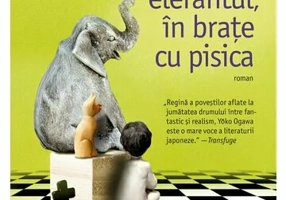 Inotand cu elefantul, in brate cu pisica