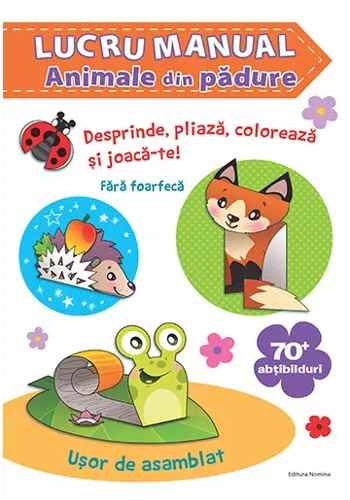 Lucru manual. Animale din padure