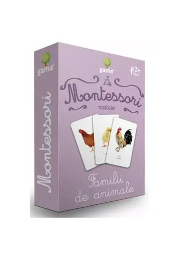 Carti de joc educative. Familii de animale