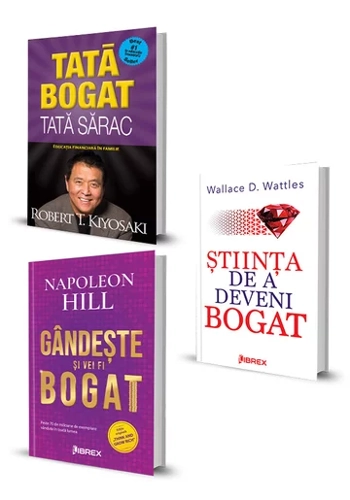 Pachet Stiinta imbogatirii. Set 3 carti