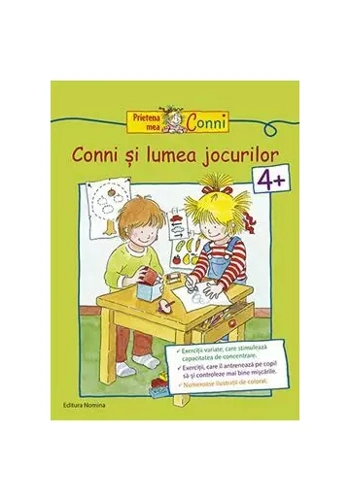 Conni si lumea jocurilor 4 ani+