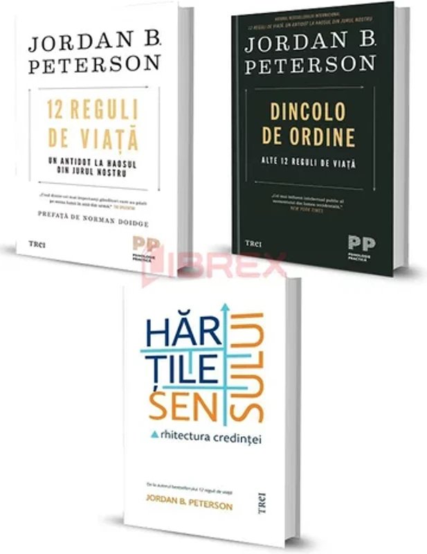 Pachet Jordan B. Peterson. Set 3 carti