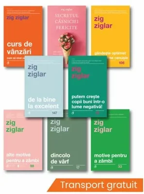 Pachet complet Zig Ziglar - Set 8 carti