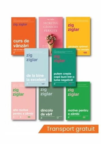 Pachet complet Zig Ziglar - Set 8 carti
