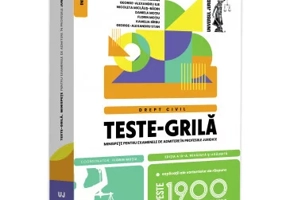 Teste-grila, minispete pentru examenele de admitere in profesiile juridice. Drept civil. 2022
