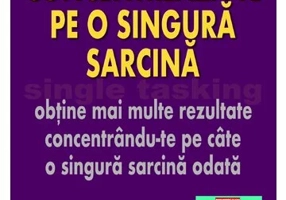 Singletasking - concentreza-te pe o singura sarcina
