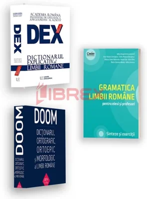 Pachet Cartile Fundamentale ale limbii romane: DEX + Gramatica + DOOM 3, Editia 2022