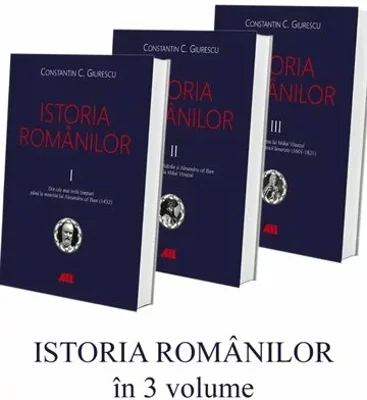 Pachet complet Istoria Romanilor Giurescu - Set 3 Carti