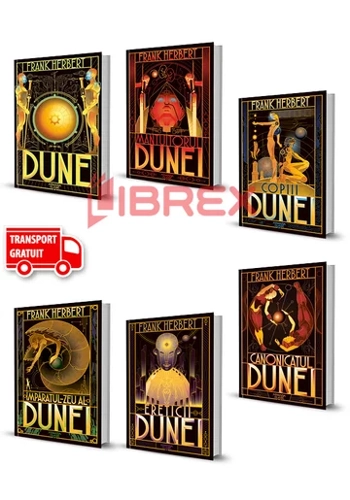 Pachet Seria DUNE de Frank Herbert - Set 6 Carti