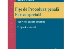 Fise de Procedura penala. Partea speciala